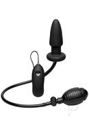 Deluxe Wonder Plug Inflatable Silicone Vibrating Butt Plug...