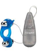 Diving Dolphin With Removable Vibrating Bullets - Blue
