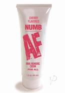 Numb Af Anal Numbing Flavored Cream 1.5oz - Cherry