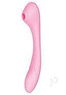 Blaze Bendable Suction Rechargeable Silicone Massager - Pink
