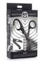 Master Series Snip Heavy Duty Bondage Stainless Steel Scissors With Clip - Black